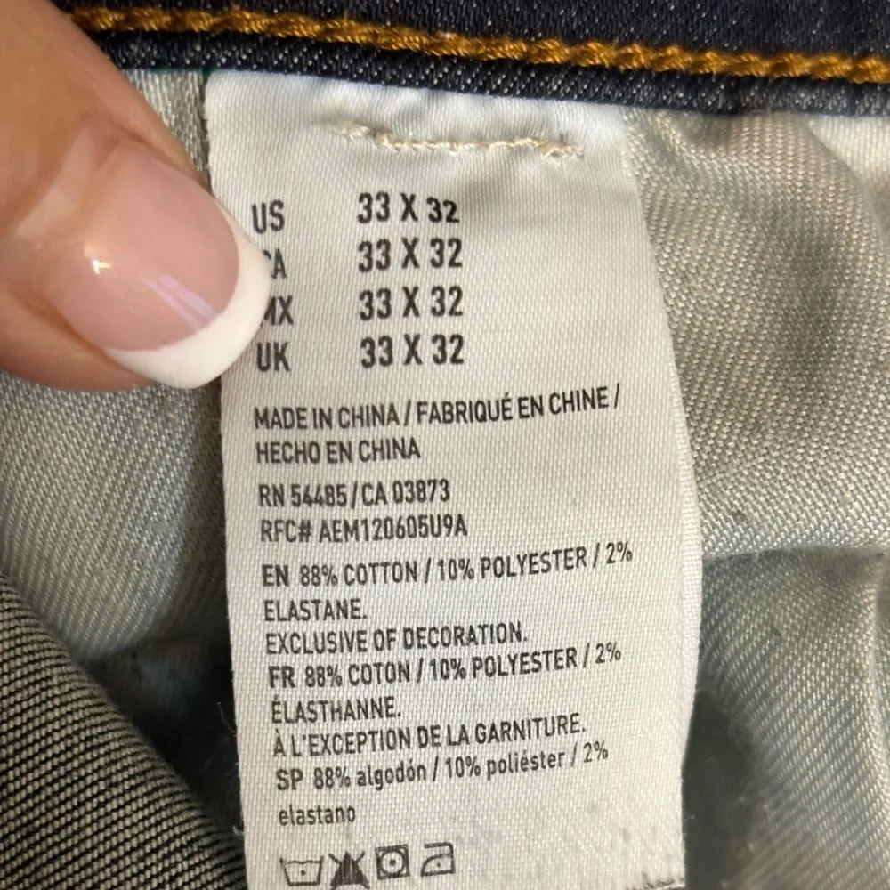 American Eagle Outfitters jeans slim straight men’s size 33x32